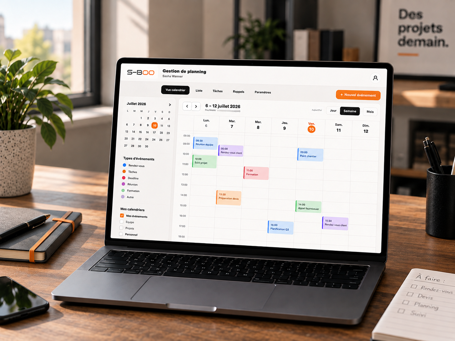 Gestion de planning 